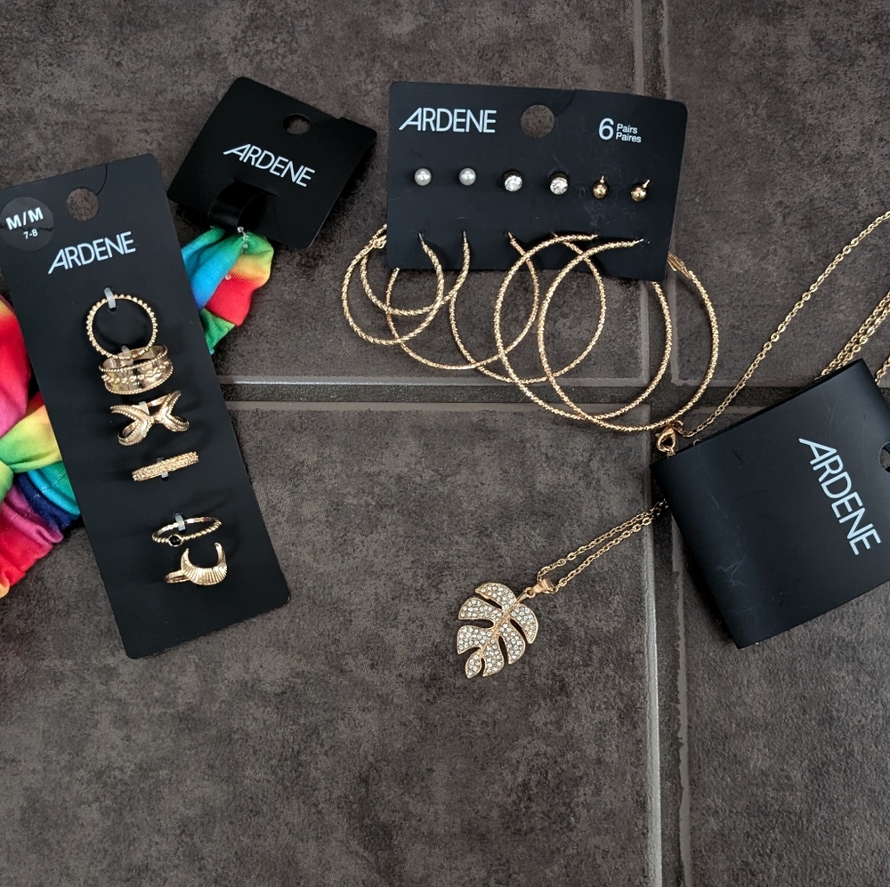 3/$30 Ardene jewelry and headband bundle
